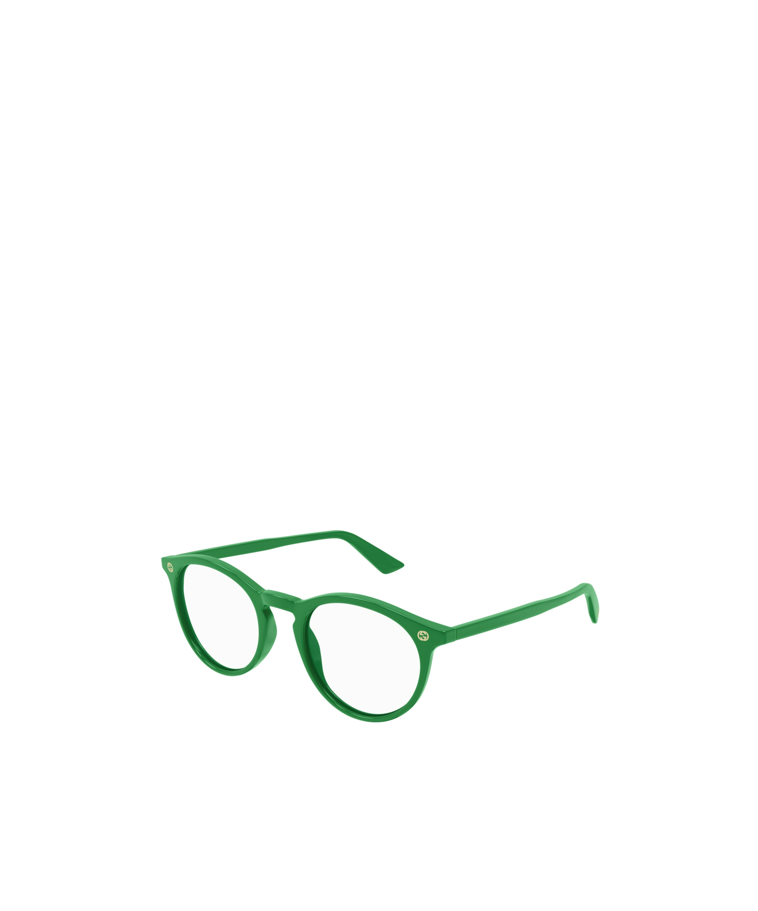 Gucci Gg Round-frame Glasses In Green