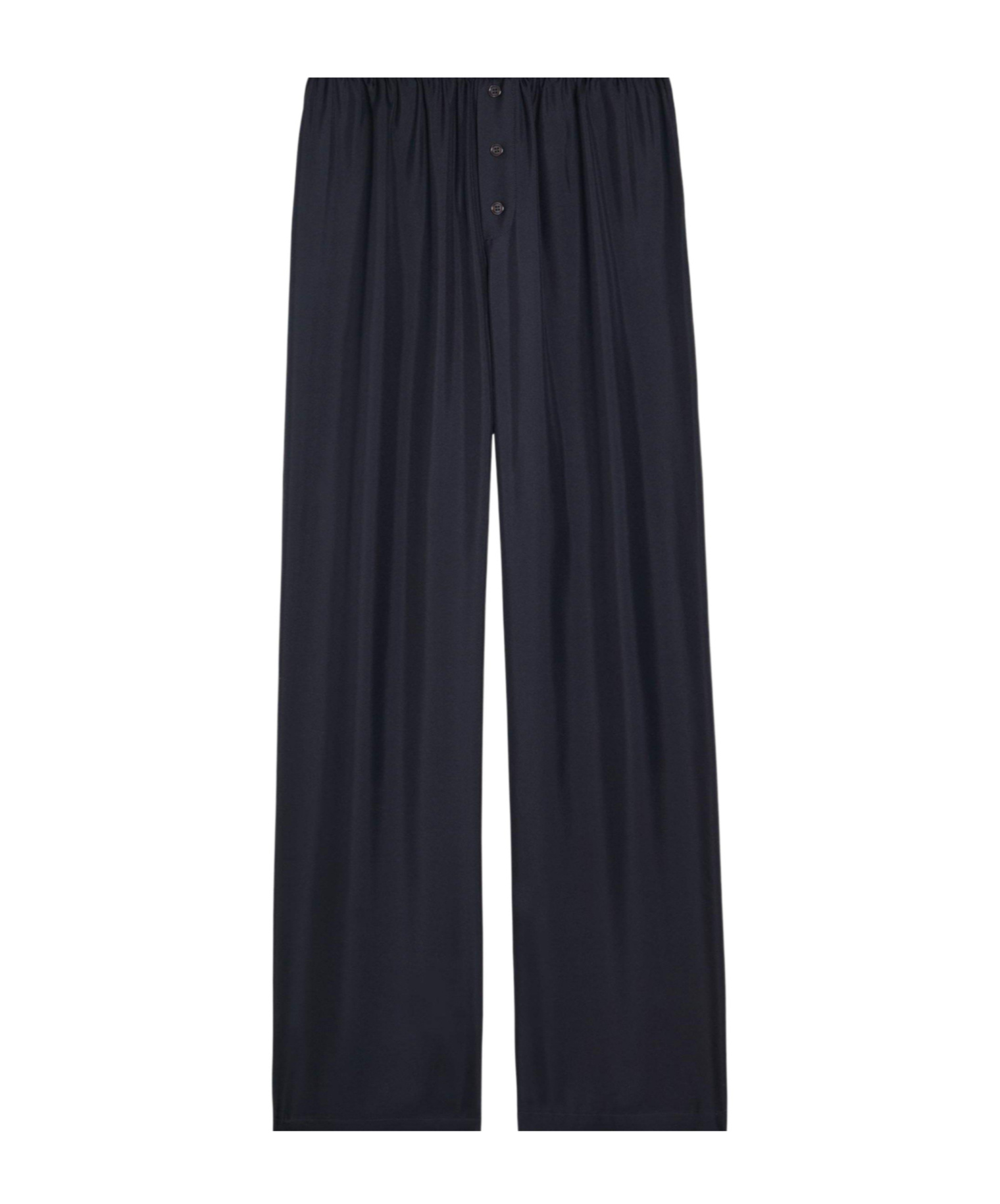 Rohe Relaxed-fit Wide-leg Trousers In Black
