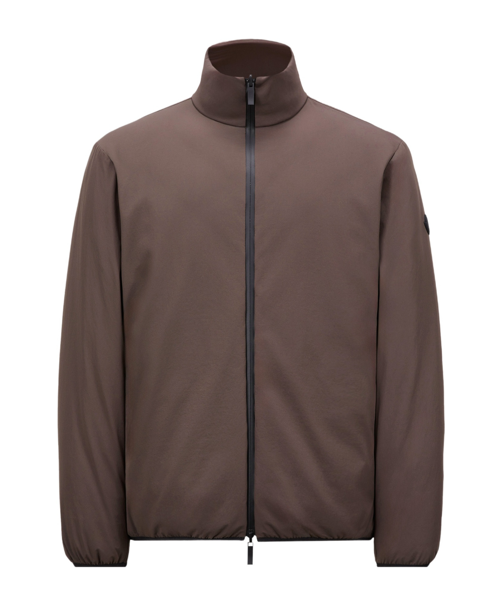 Moncler Double-sided Down Coat In Brown