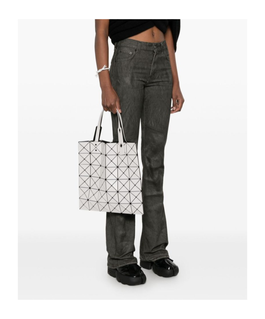 Shop Bao Bao Issey Miyake Lucent Tote Bag In White