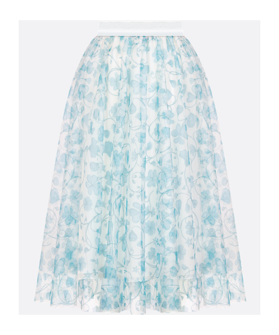 Dior Kids' Long Skirt In Blue