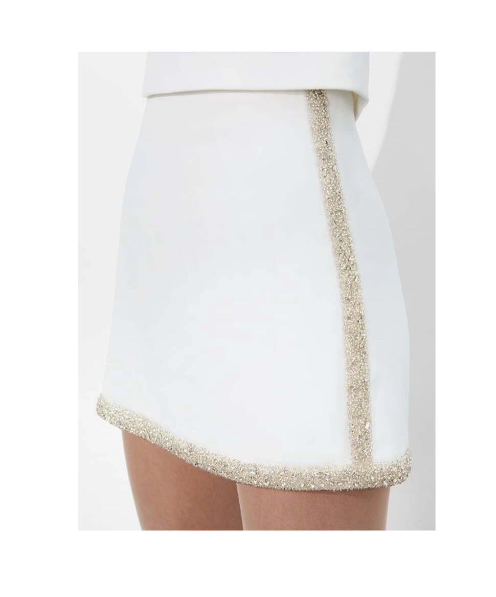 Alice And Olivia A-line Skirt In White