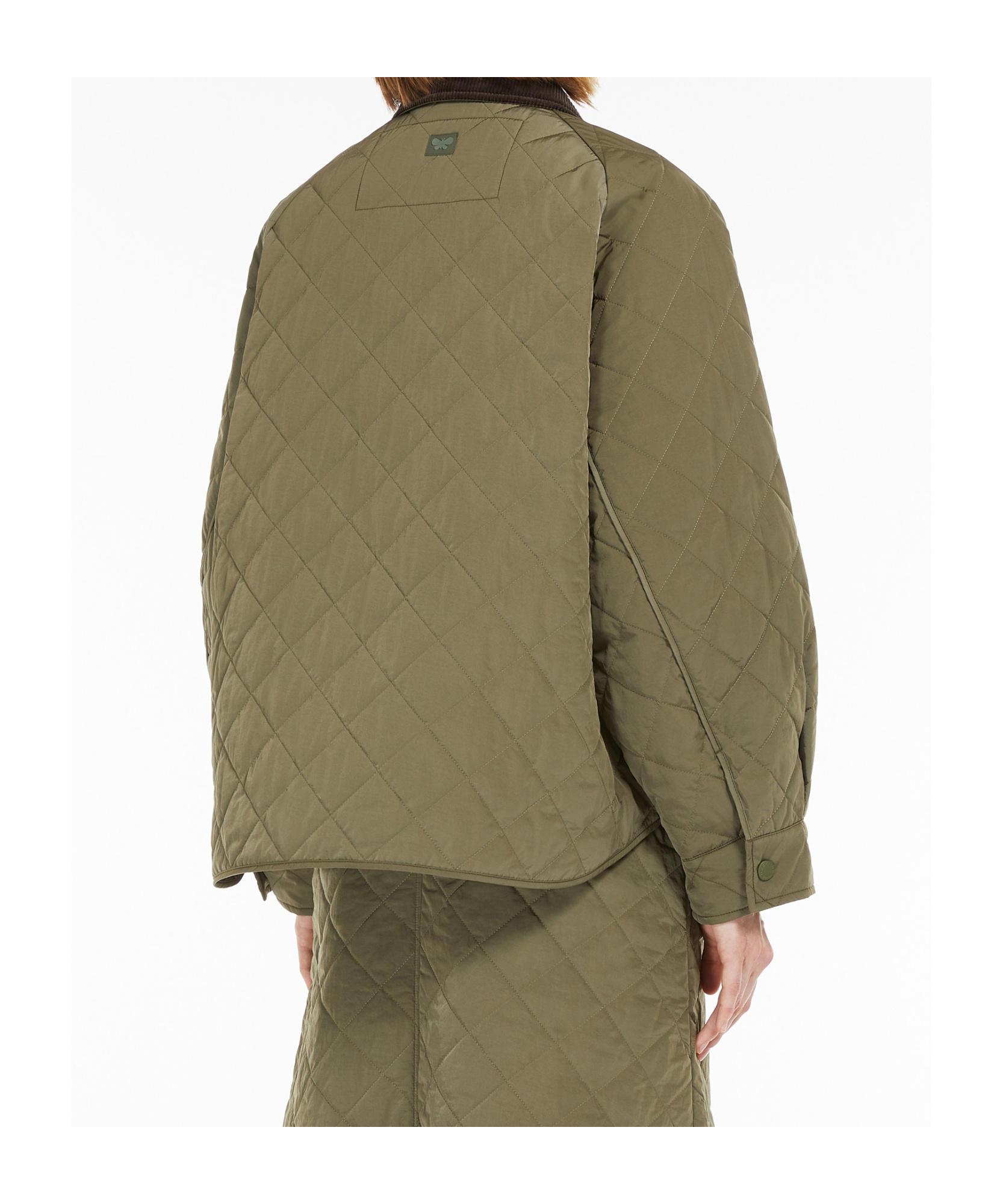 Weekend Max Mara Long-sleeved Cotton Clothes In Green