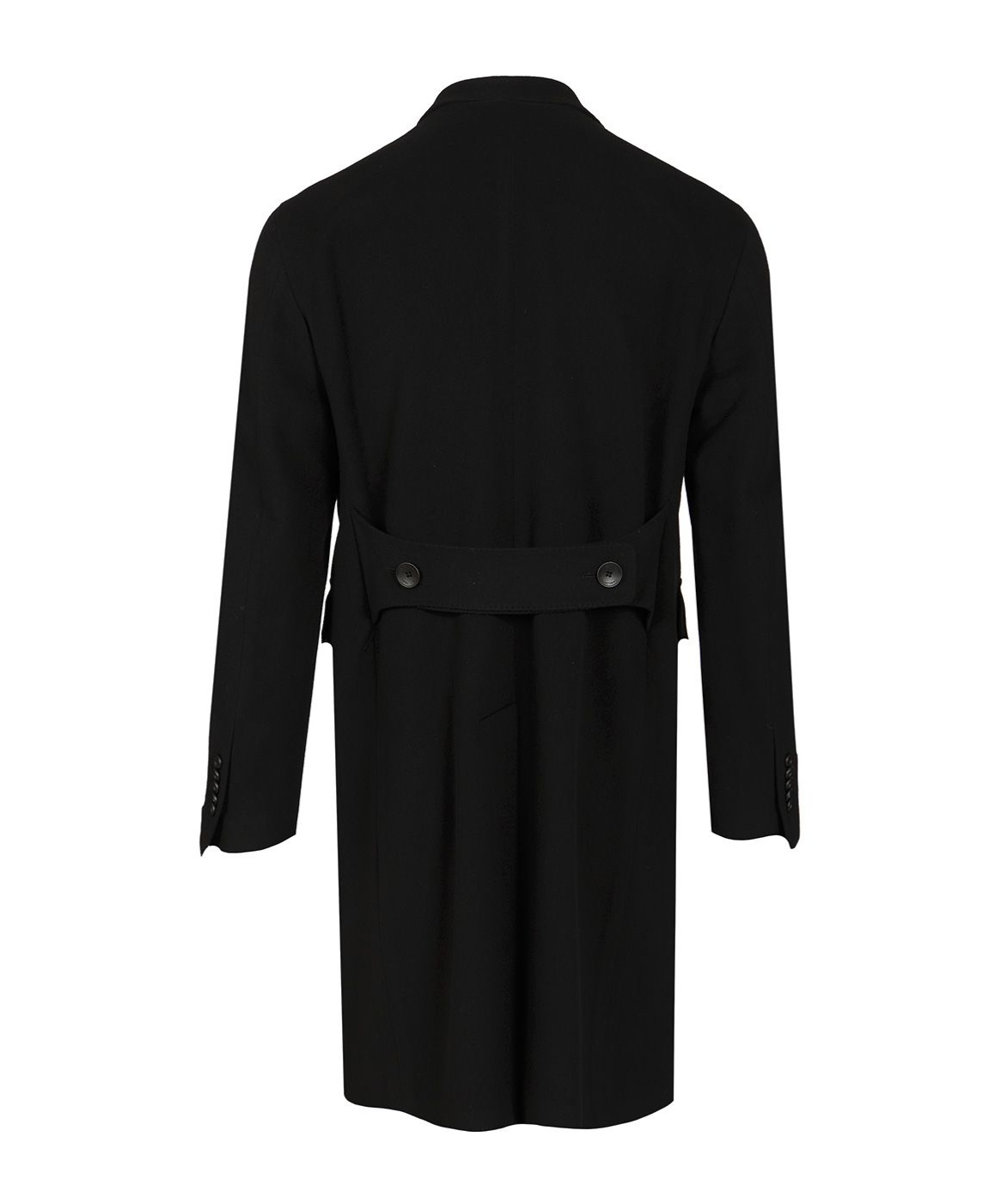 Tagliatore Cappotto 2 Petti Sfoderato Londra Grigio 90 Lana 10 Cachemire Coats Black In Black