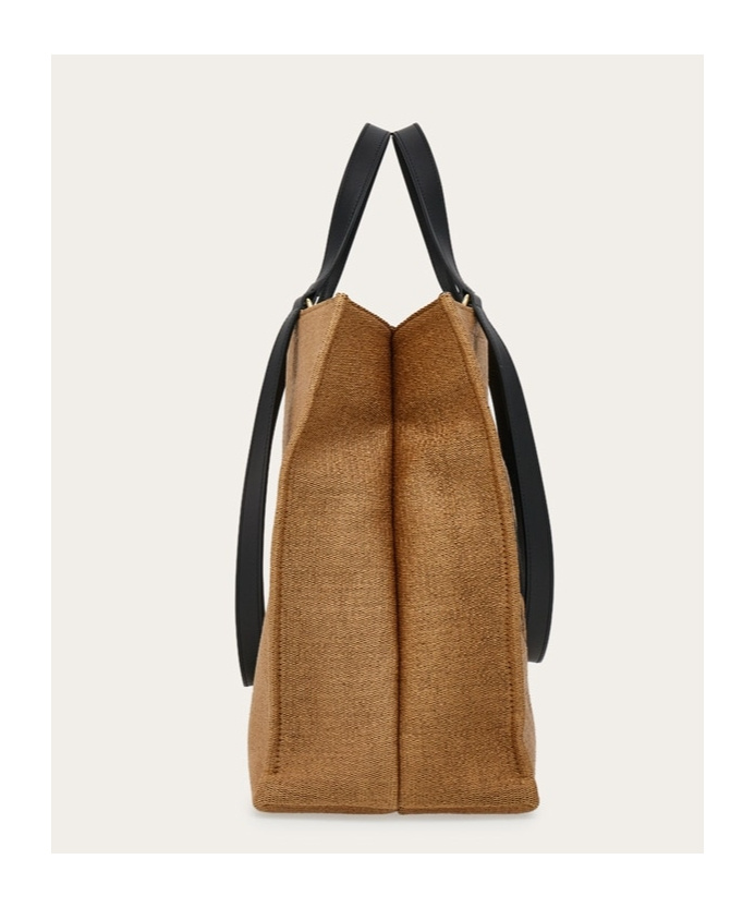 FERRAGAMO SALVATORE FERRAGAMO LOGO DETAILED LARGE TOTE BAG 