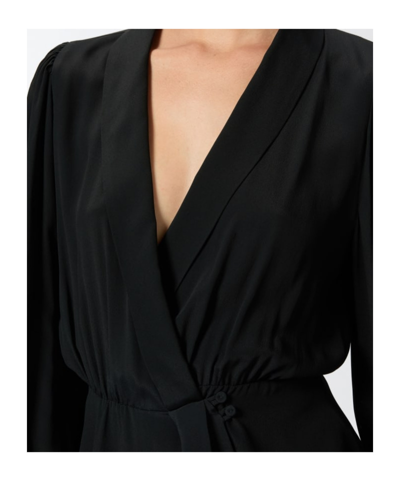 Pinko Melun Mini Dress In Black