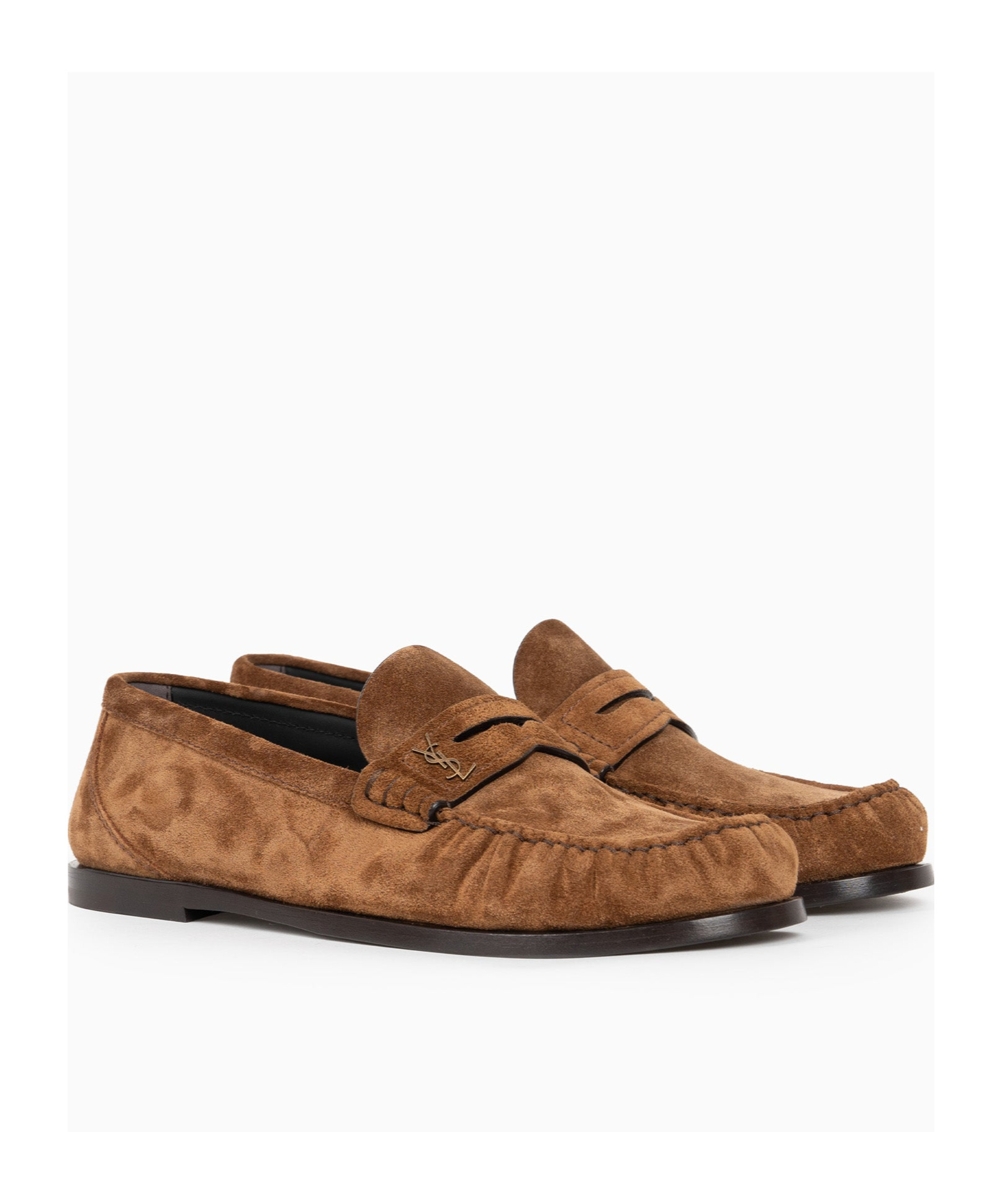 Saint Laurent Round Toe Loafers