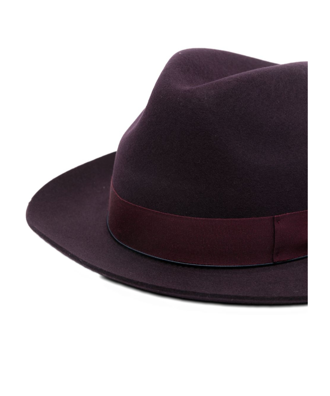 Borsalino Federico Wool And Cashmere Hat In Burgundy