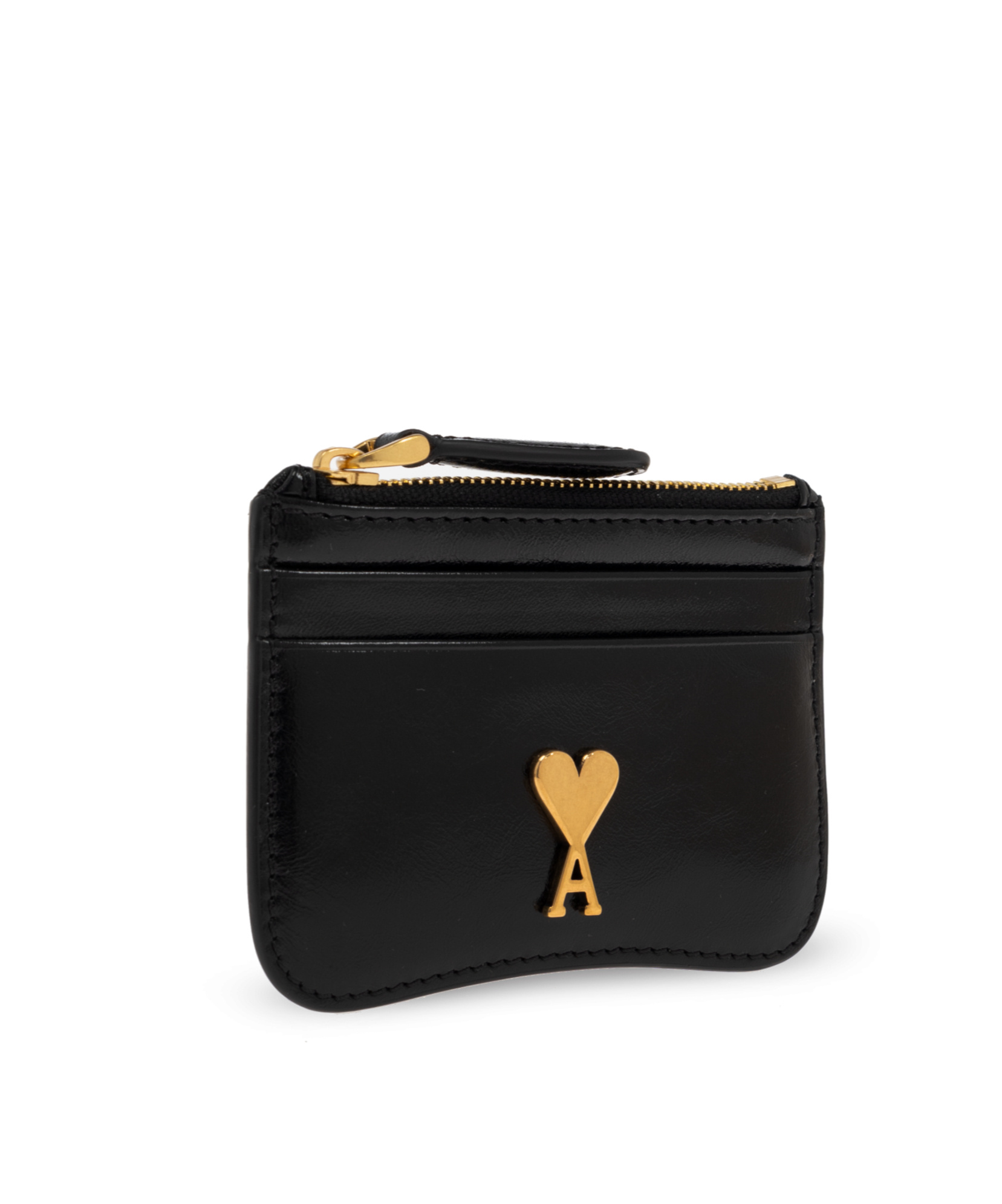 Ami Alexandre Mattiussi Zipper Wallet In Black