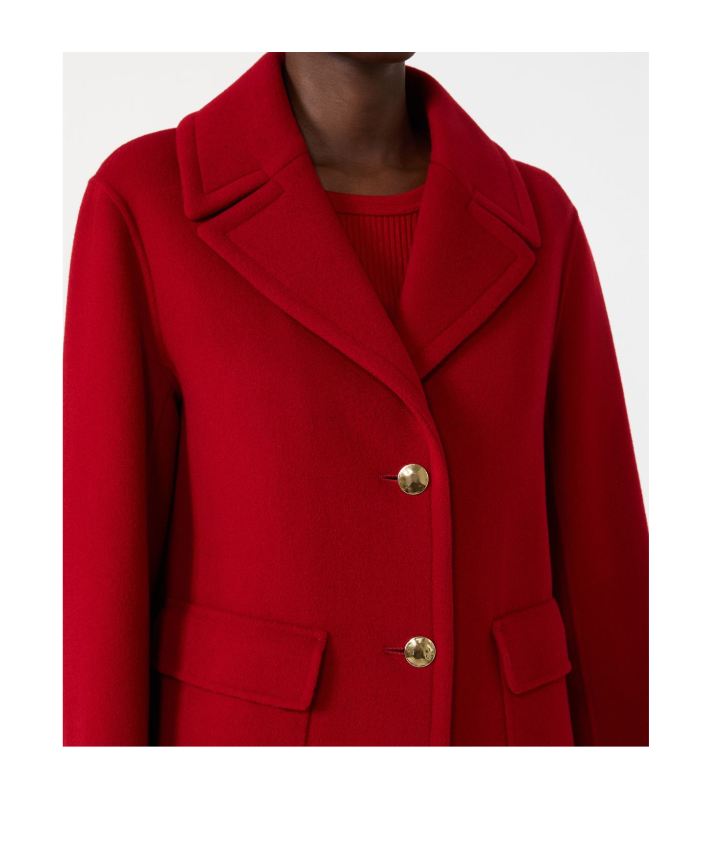 Max Mara 's  Smmsissy Button-up Coat In Red