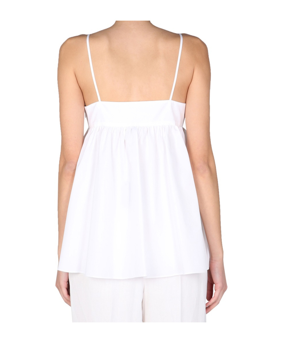 Aspesi Poplin Top In White