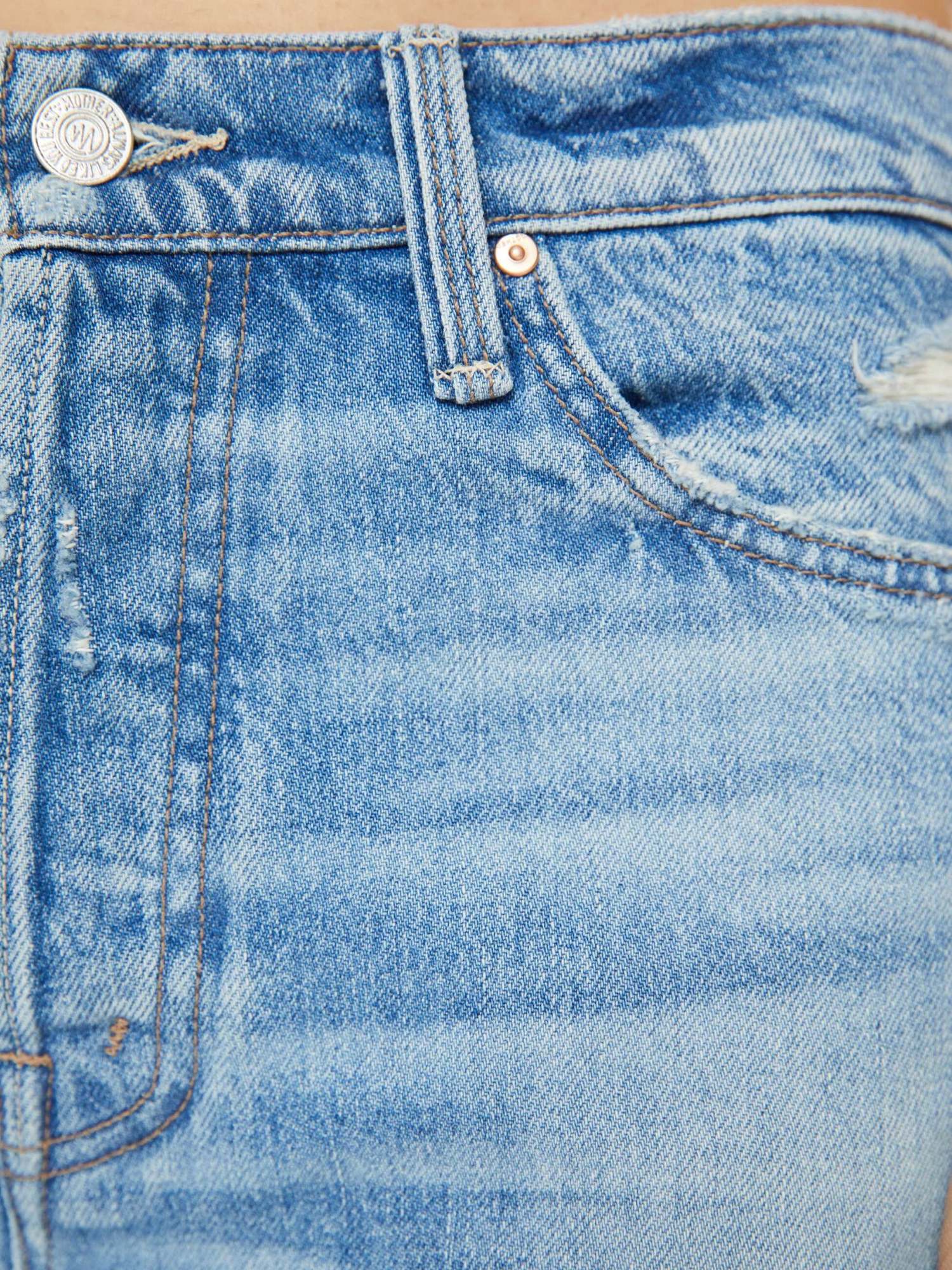Mother Belt-loop Jeans In Blue