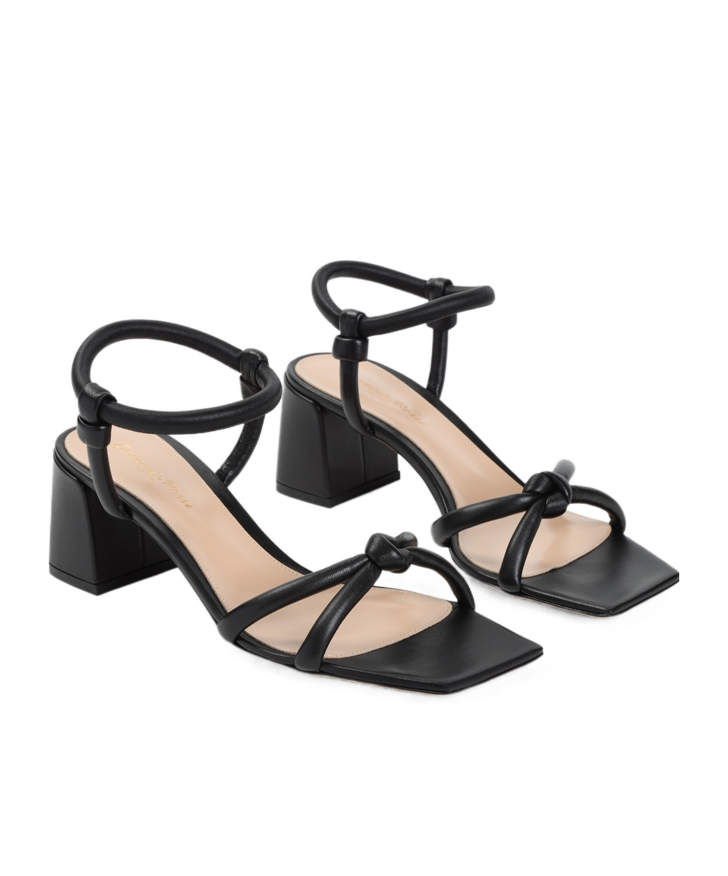 Shop Gianvito Rossi 55mm Juno Sandals In Black