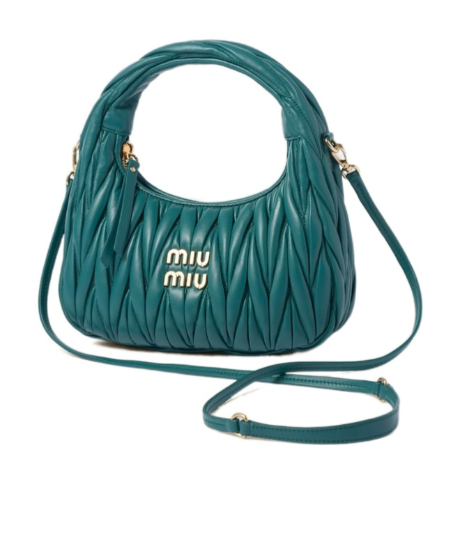 MIU MIU WANDER MATELASS� SHOULDER BAG 