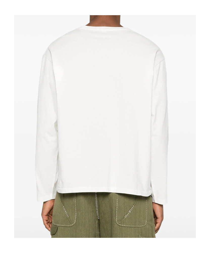 Bode Campground Printed Cotton Jersey T-shirt In White