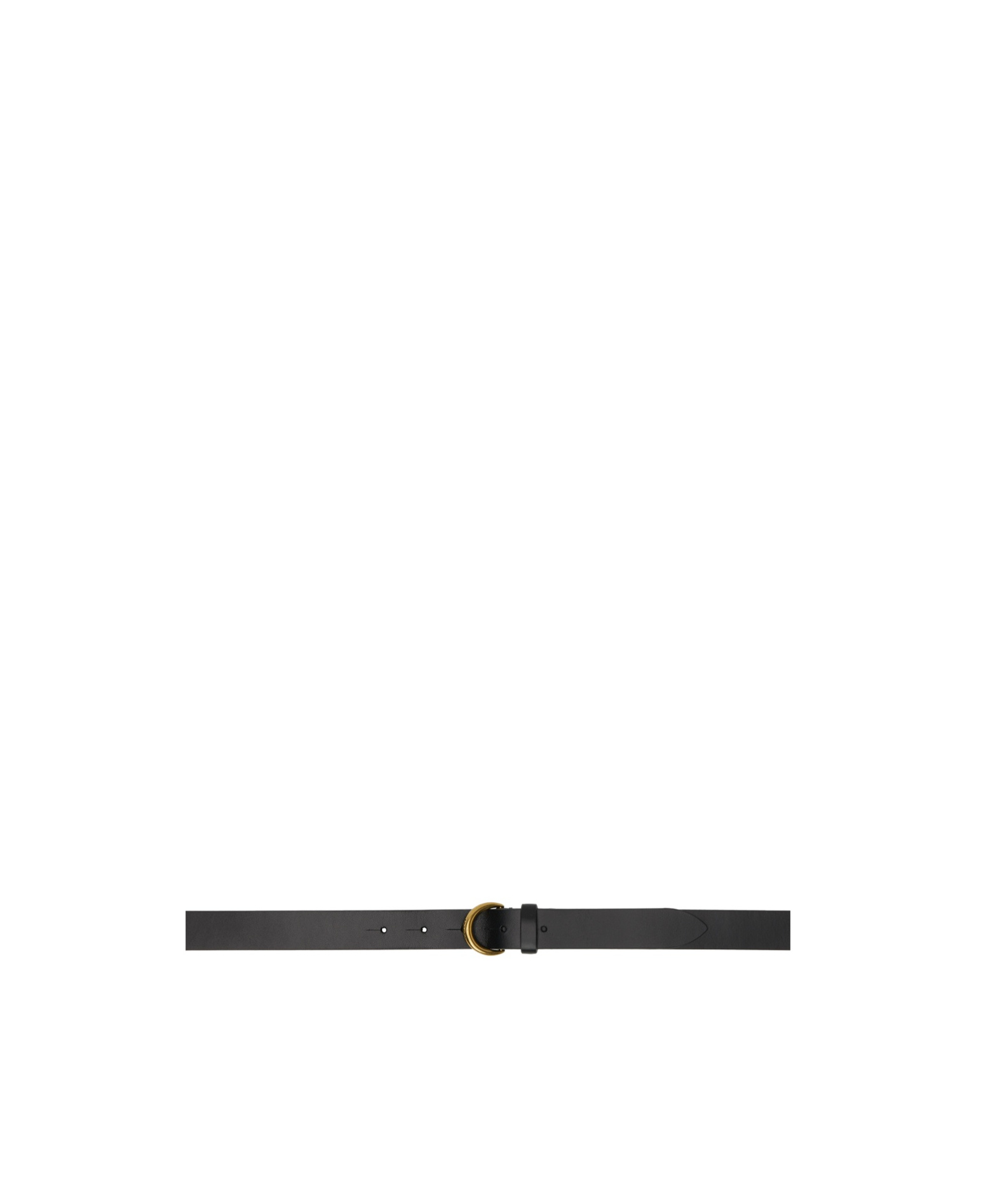 Shop Isabel Marant Isabel Luno Leather Belt In Black