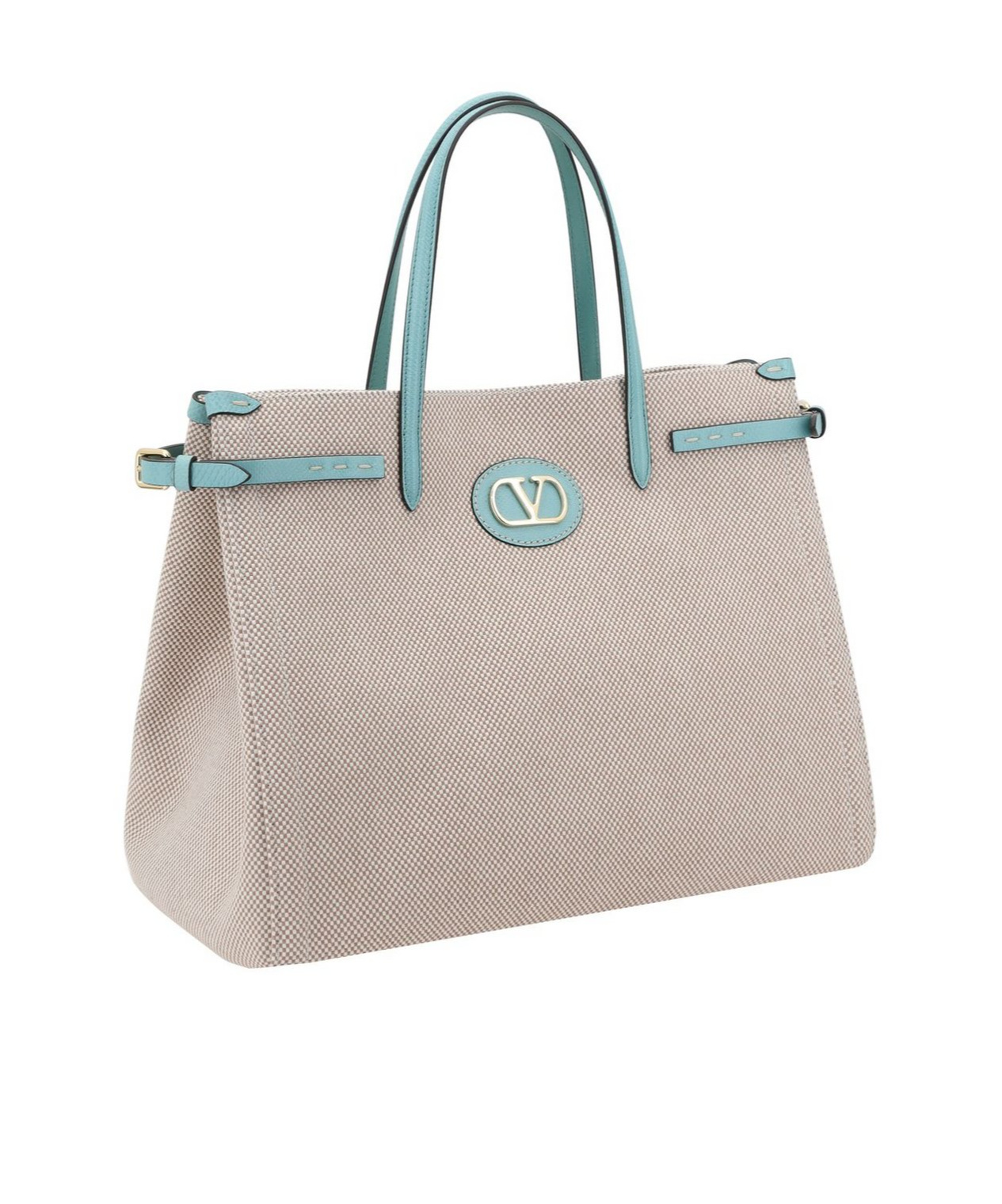 Shop Valentino Antibes Tote Bag In Nude