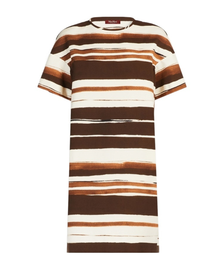 Max Mara Linen And Cotton T-shirt Dress