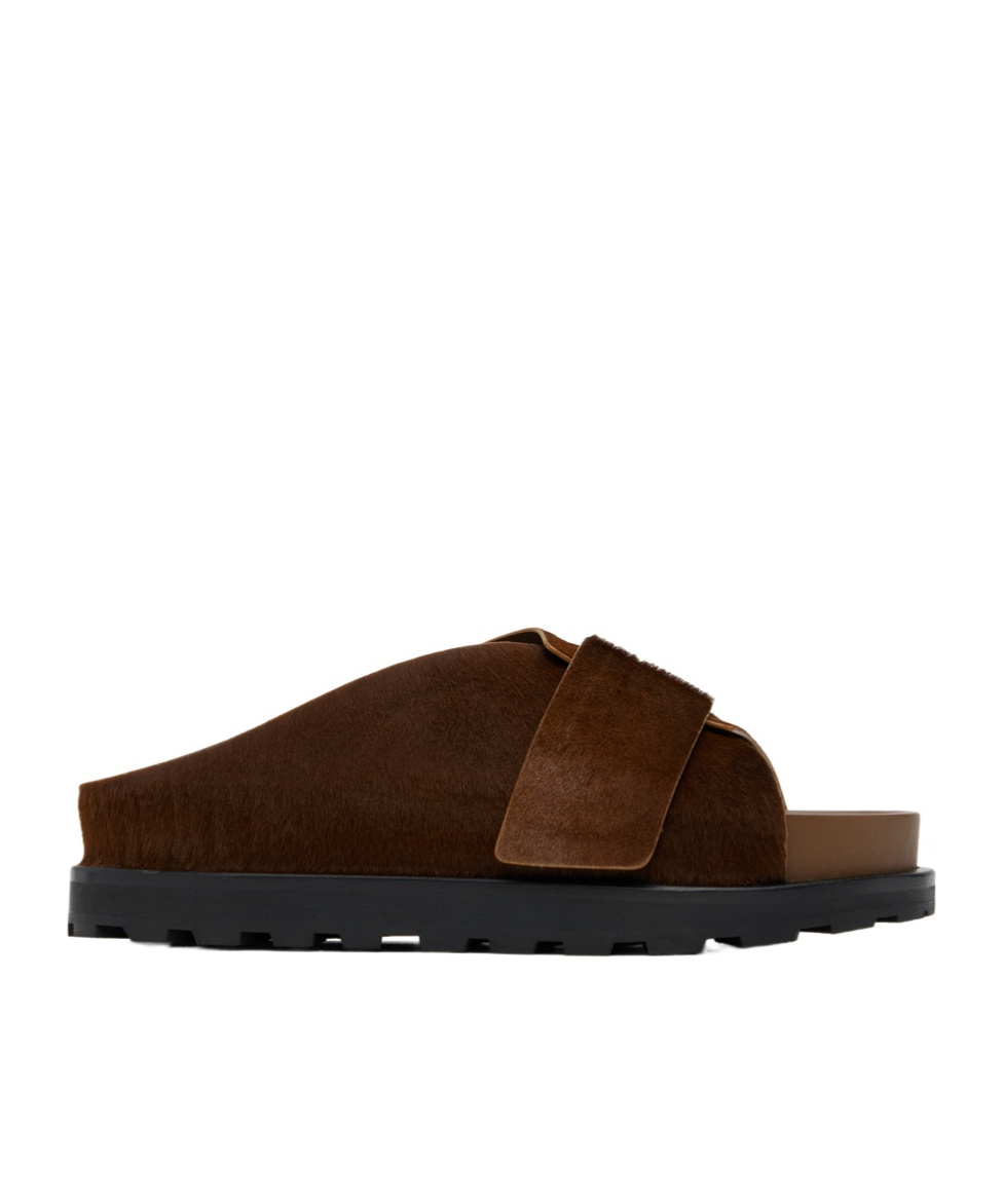 JIL SANDER LOGO SLIPPERS