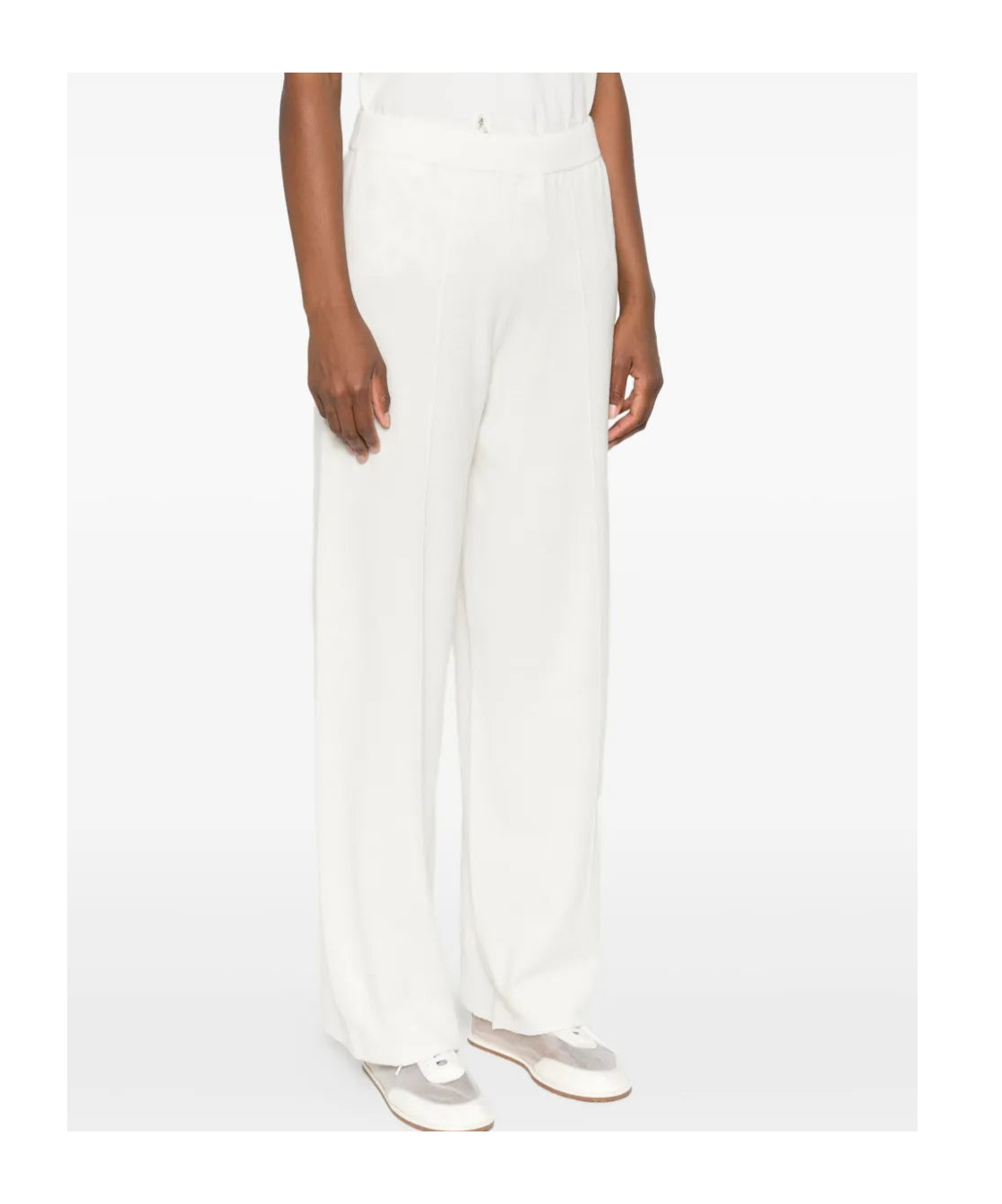 Fabiana Filippi Pleated Casual Pants In White