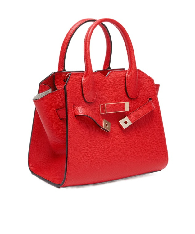 Valextra Milano Crossbody Micro Bag In Red