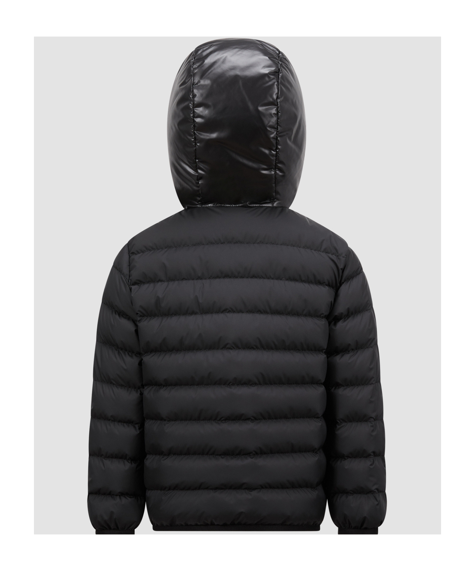 Moncler Arnaldo Hooded Down Jacket In Black