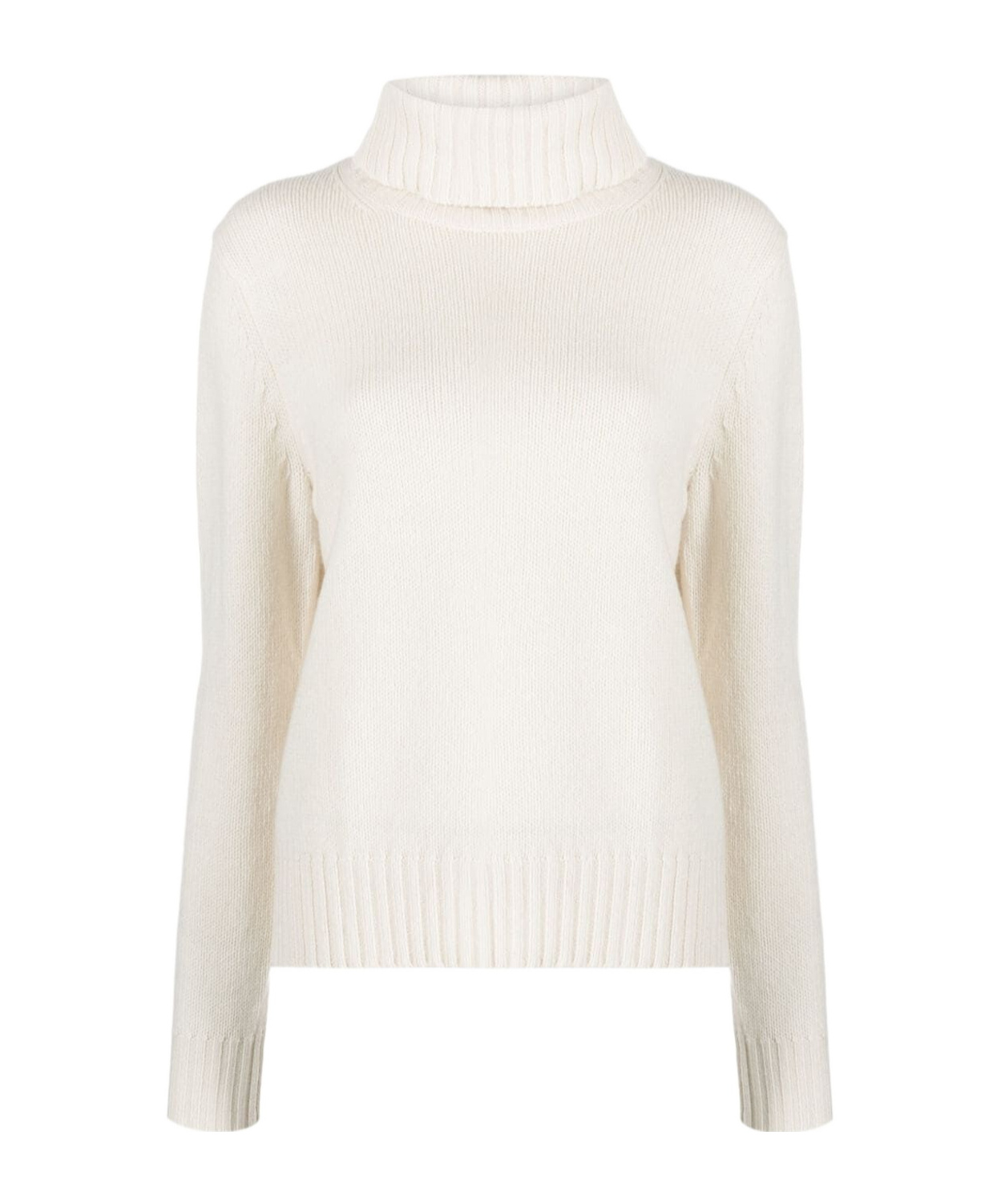 Shop Polo Ralph Lauren Roll-neck Wool Jumper In White