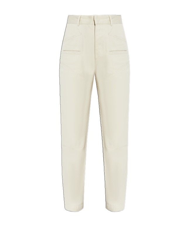 Isabel Marant Woman Denim Pants Cream Size 2 Cotton In White