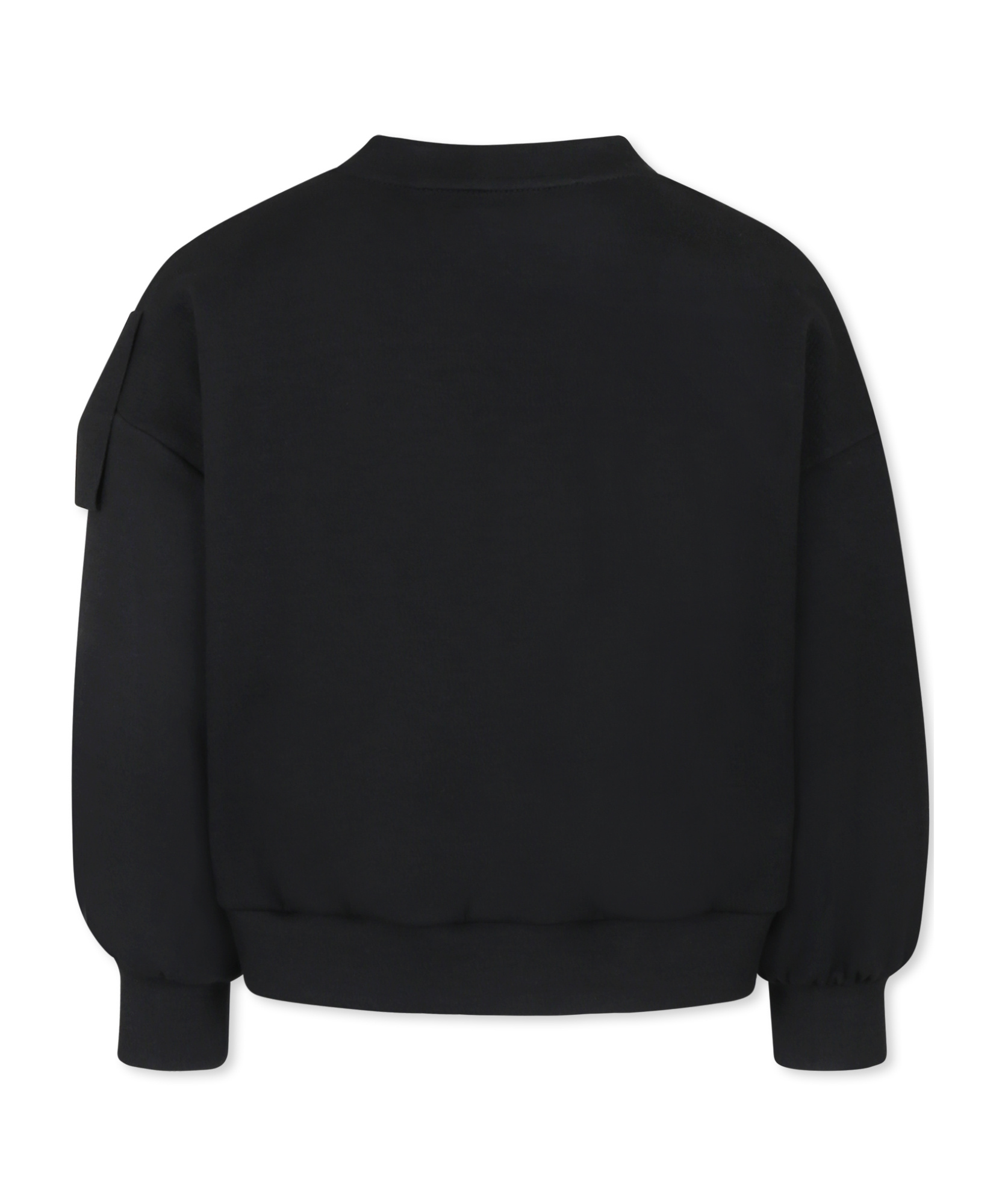 Simonetta Round-neck Sweater In Black