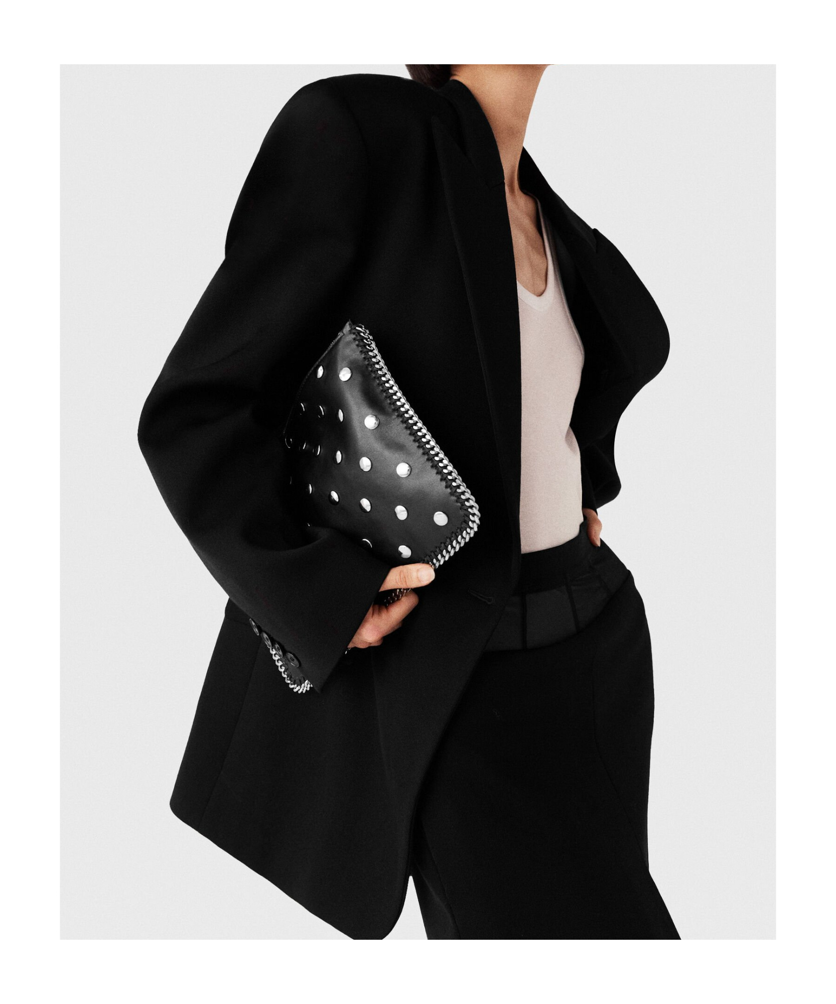 Stella Mccartney Single-breasted Blazer In Black