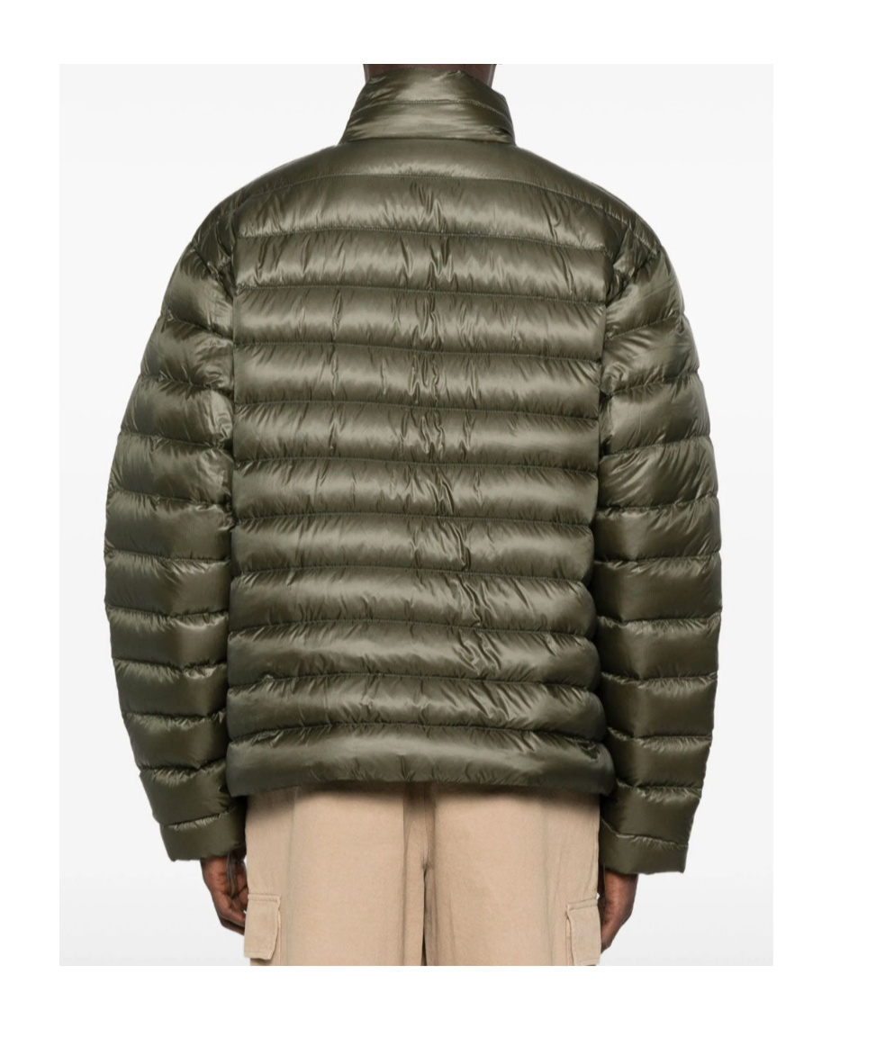 Jil Sander Quilted Puffer Jacket In Green