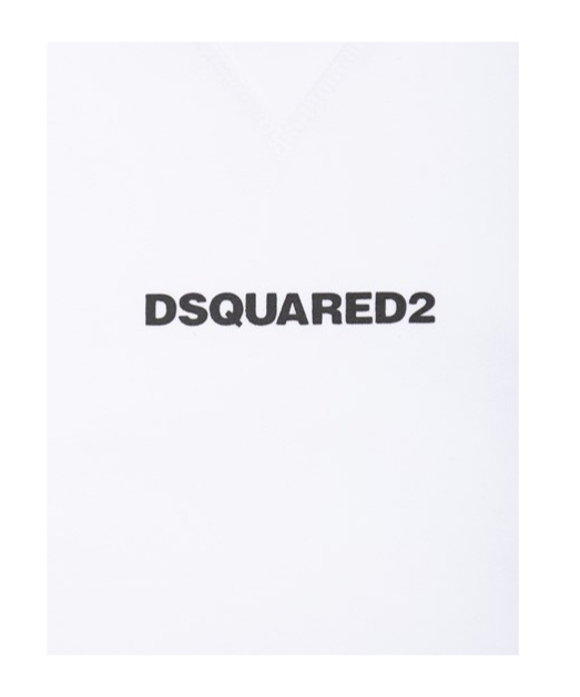 Dsquared2 Round-neck Sweater In White