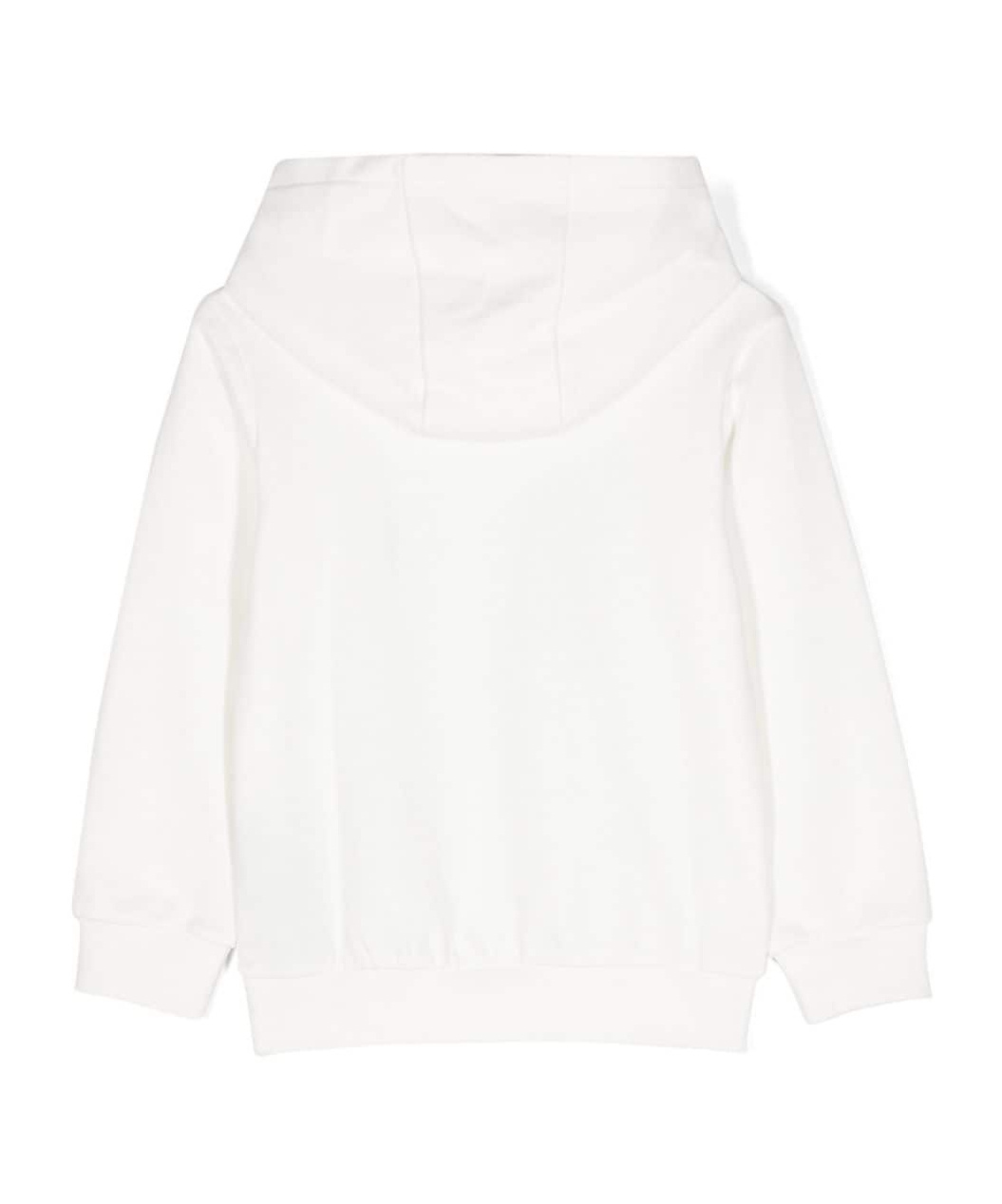 Balmain Patent Logo-print Hoodie In White