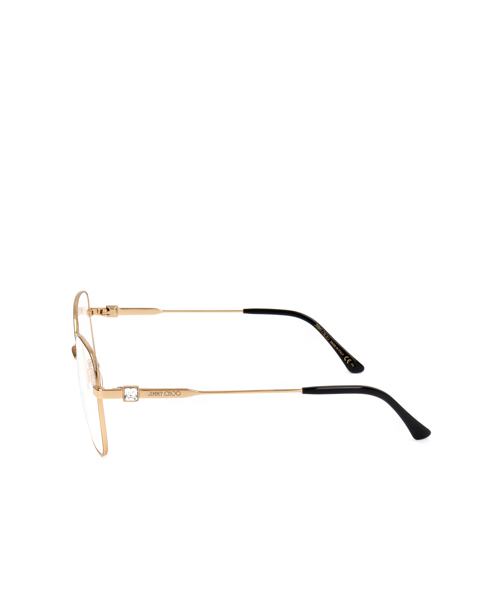 Jimmy Choo Eyewear Butterfly Frame Glasses In White