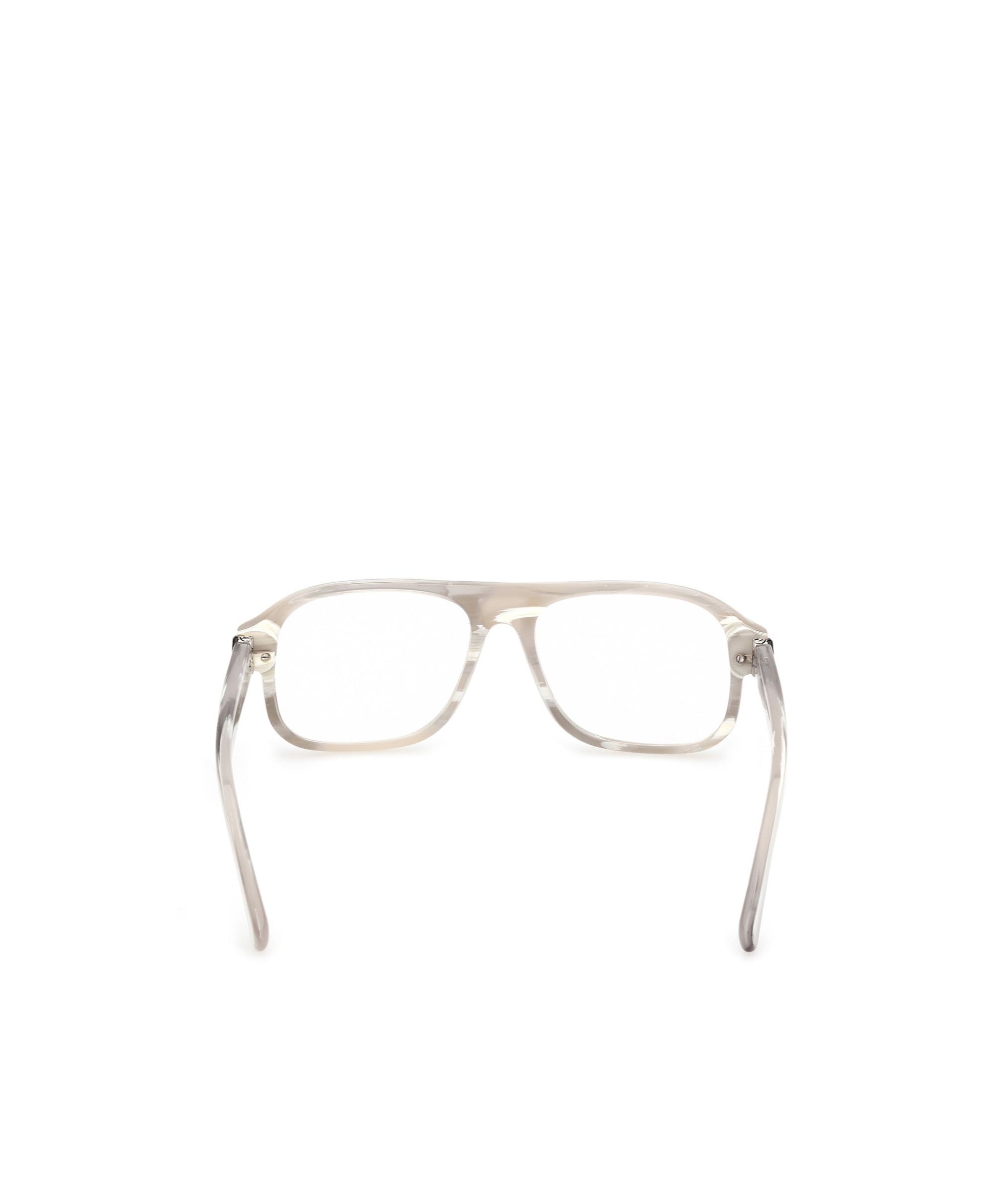 Moncler Ml5198 001 Square Glasses In White