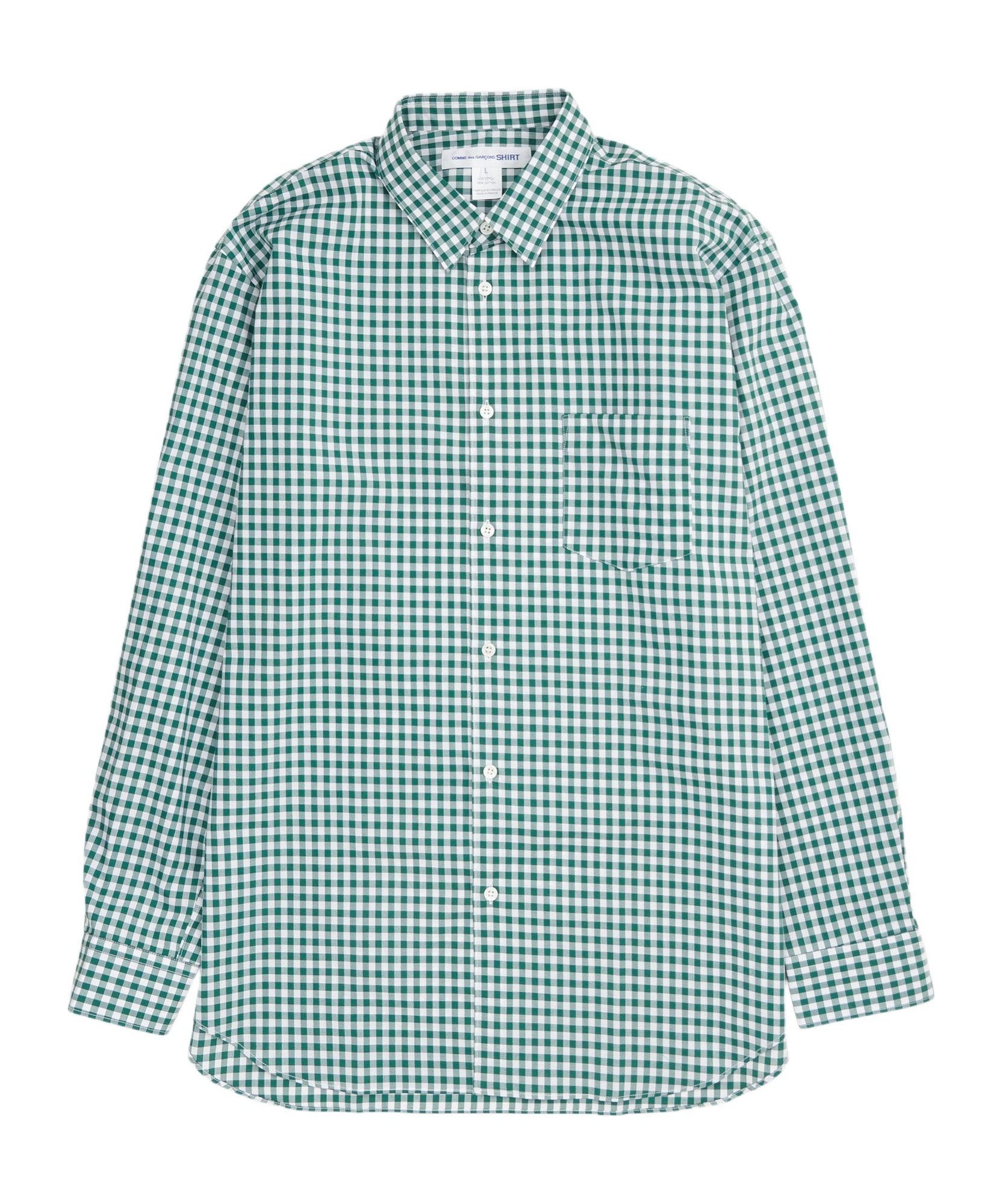 Comme Des Garçons Plaid Shirt