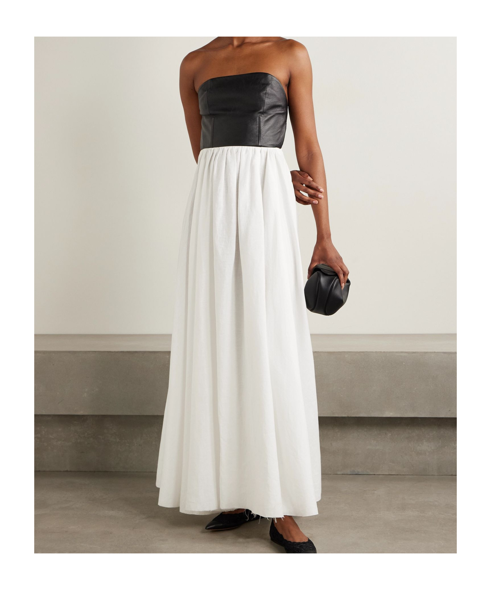 Gabriela Hearst Off-the-shoulder Dress In White