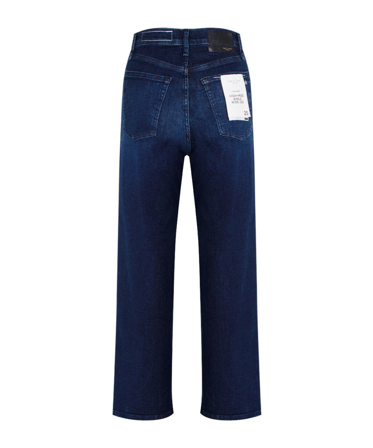Rag & Bone High-rise Denim Pants In Black