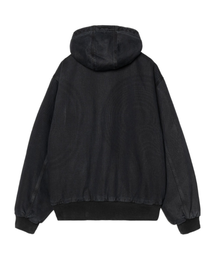 Carhartt Active Sweat Cotton Blend Jacket In Black