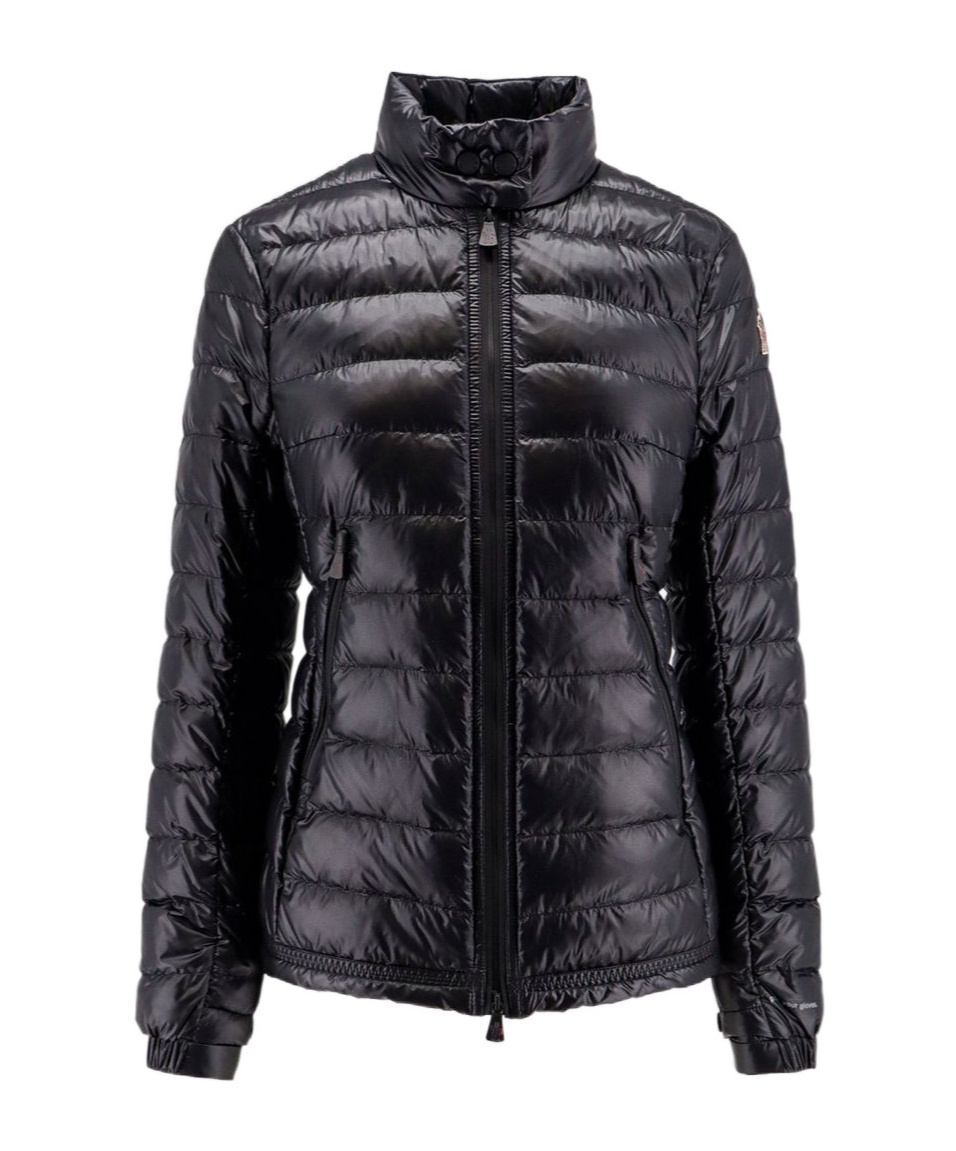 Moncler Logo-patch Padded-design Jacket In Black