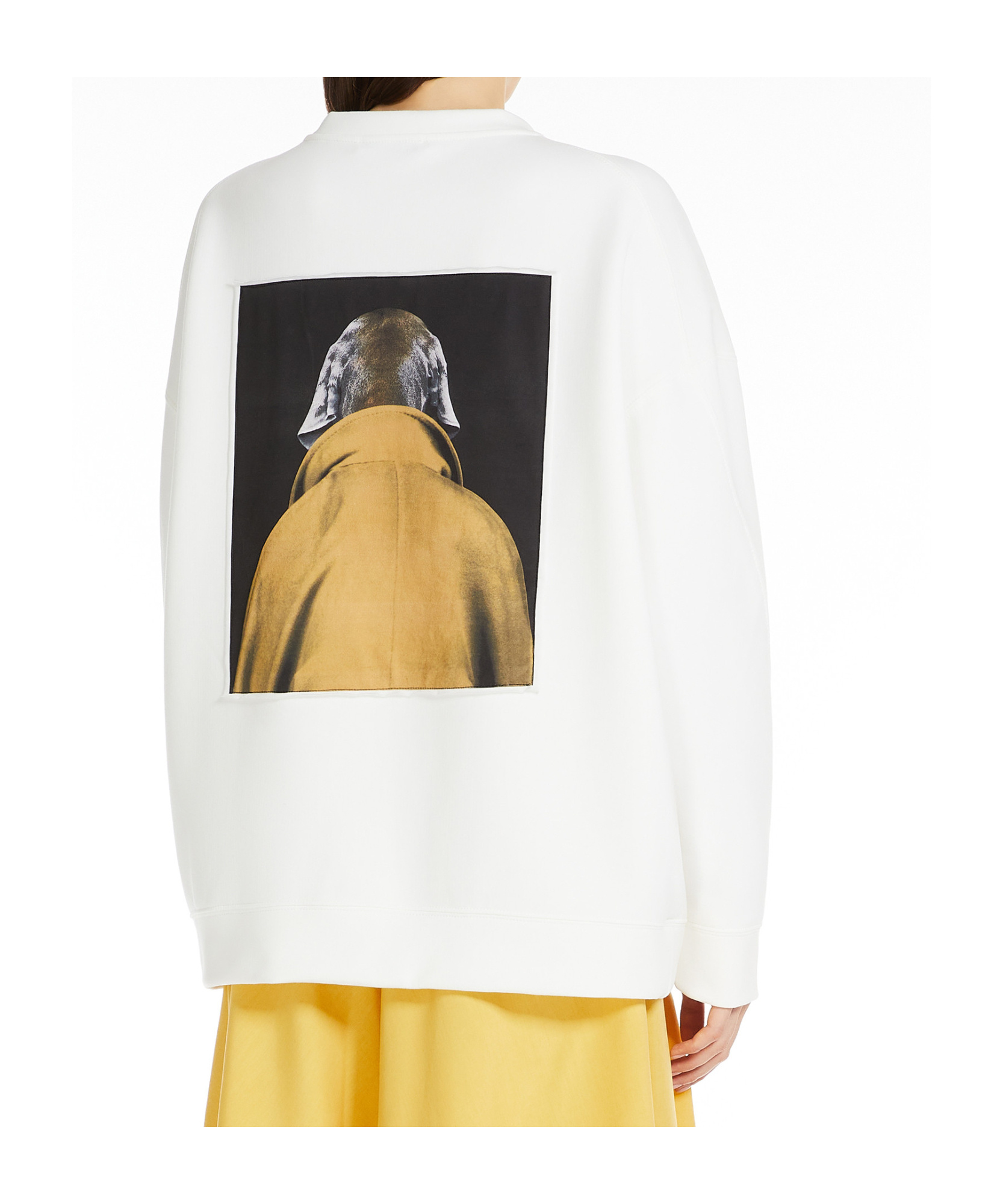 MAX MARA MAX MARA LOGO EMBROIDERED CREWNECK SWEATSHIRT