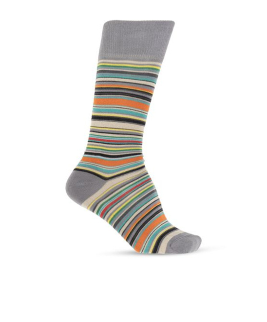 Shop Paul Smith Striped Three-pair Socks Set In Multicolor