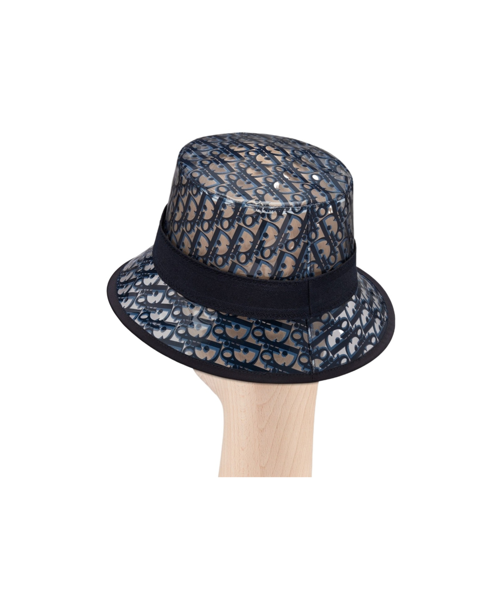 Dior Logo Small Rimmed Barrel Cap In Nude