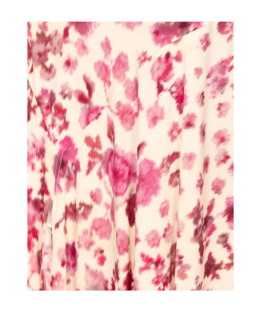 Isabel Marant Étoile Isabel Marant X Sakura Floral Printed Slit Long Skirt In Pink