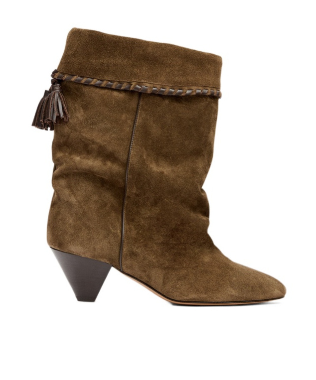 Isabel Marant Dalby Tassel Detailed Boots In Brown