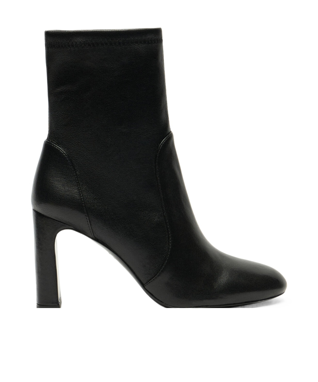 Stuart Weitzman Pointed-toe Ankle Boots In Black