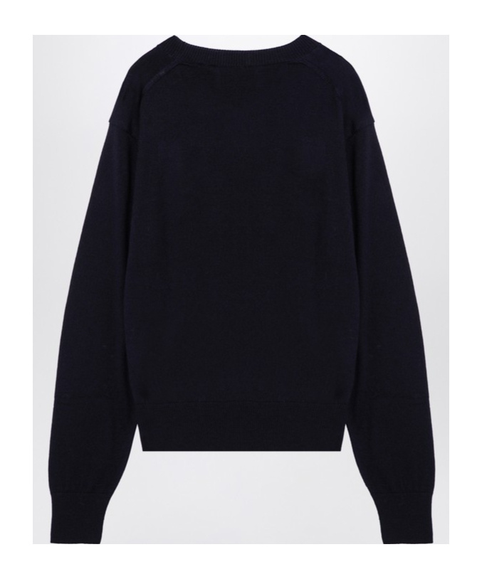 Ami Alexandre Mattiussi Pull Col Rond Ami Paris De Coeur In Black