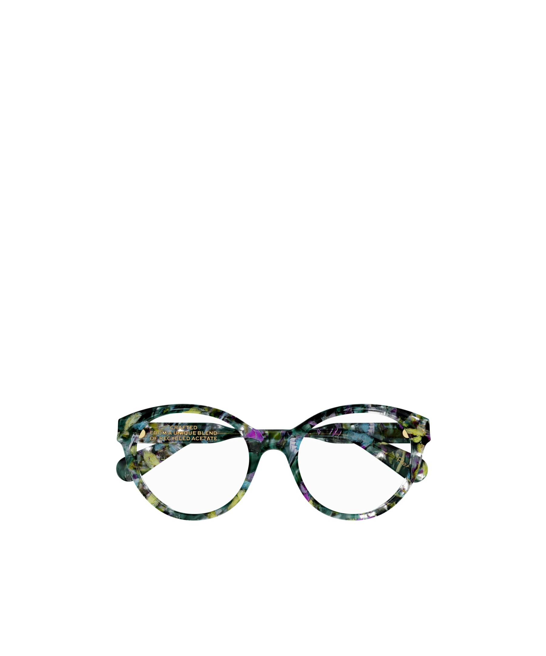 Chloé Round-frame Glasses In Green