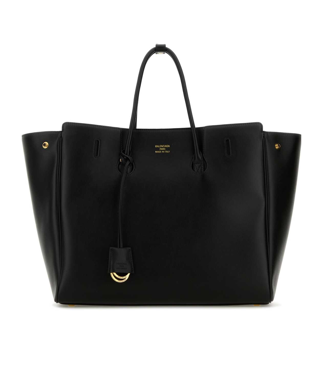 Balenciaga Carry All Hampton Handbags Black In Black