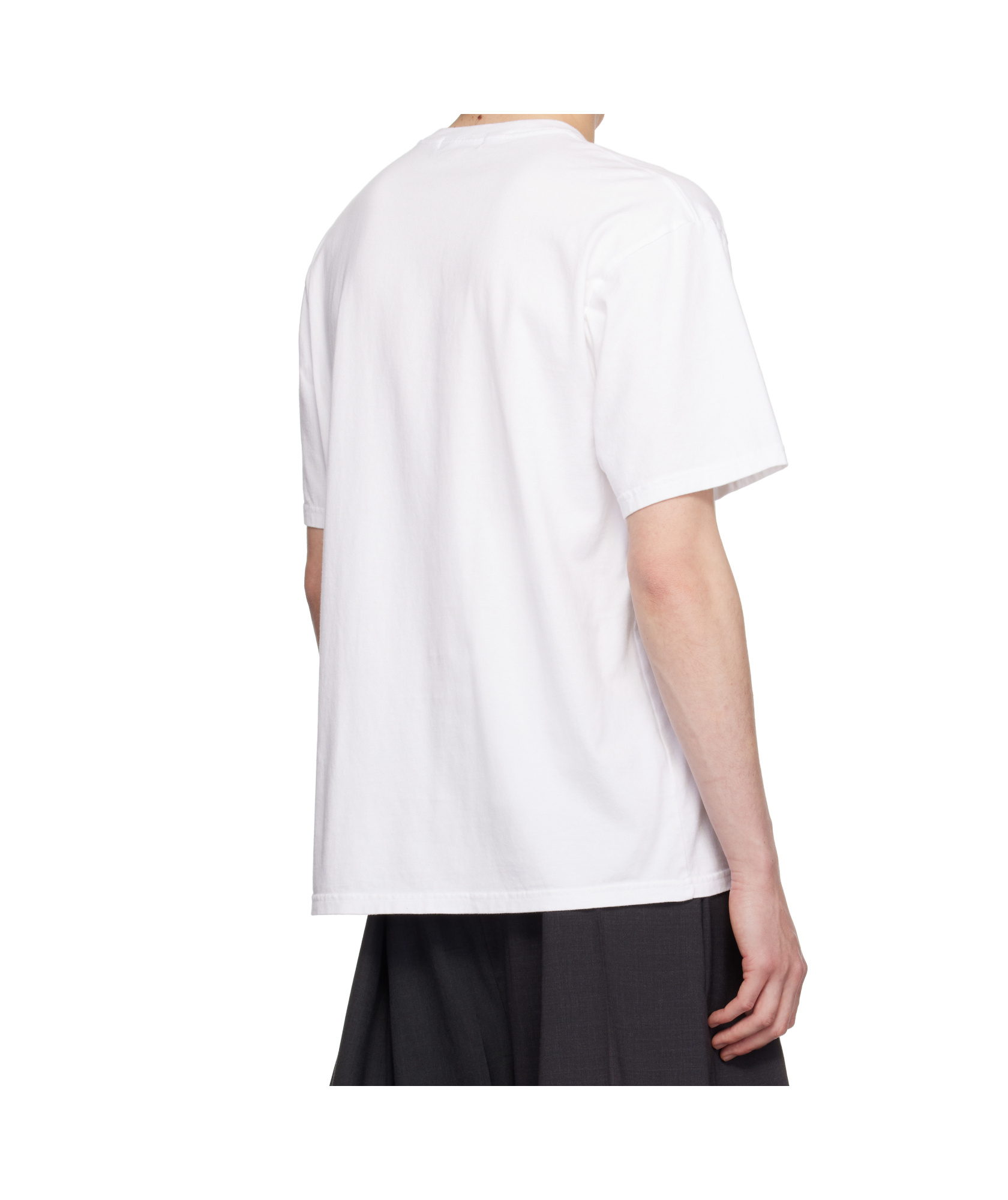 Undercover Mens White Filthy Short-sleeve Cotton-jersey T-shirt
